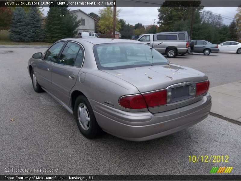 Light Bronzemist Metallic / Taupe 2000 Buick LeSabre Custom