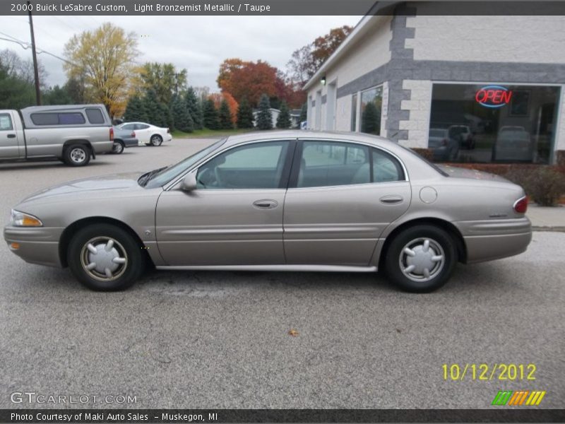 Light Bronzemist Metallic / Taupe 2000 Buick LeSabre Custom