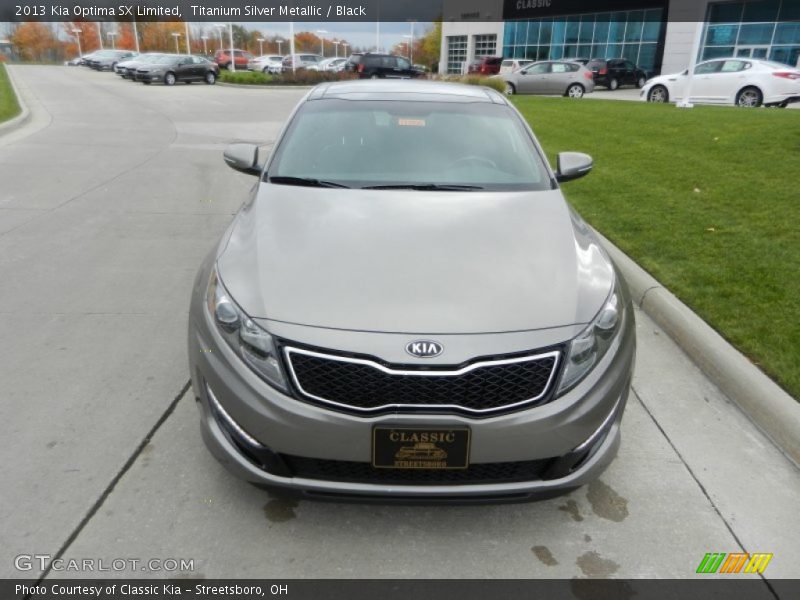 Titanium Silver Metallic / Black 2013 Kia Optima SX Limited