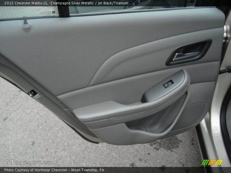 Champagne Silver Metallic / Jet Black/Titanium 2013 Chevrolet Malibu LS
