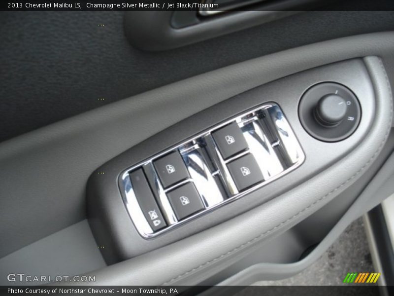 Champagne Silver Metallic / Jet Black/Titanium 2013 Chevrolet Malibu LS