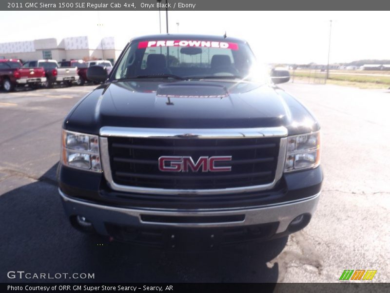 Onyx Black / Ebony 2011 GMC Sierra 1500 SLE Regular Cab 4x4