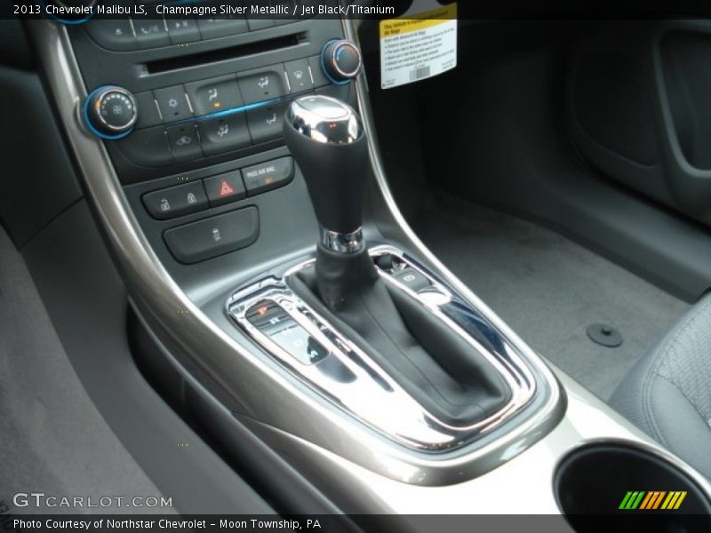 Champagne Silver Metallic / Jet Black/Titanium 2013 Chevrolet Malibu LS