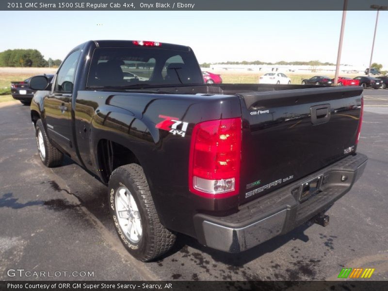 Onyx Black / Ebony 2011 GMC Sierra 1500 SLE Regular Cab 4x4