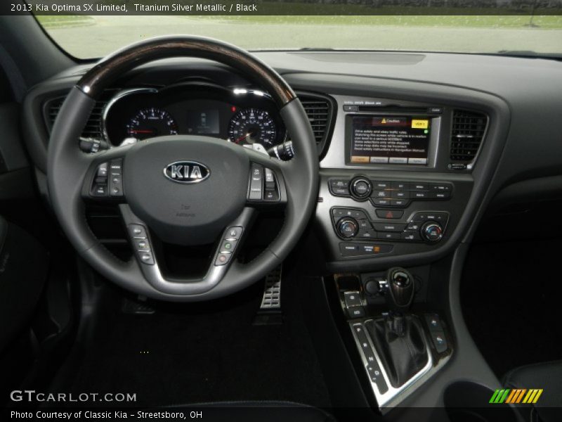 Titanium Silver Metallic / Black 2013 Kia Optima SX Limited