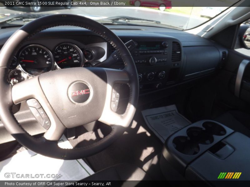 Onyx Black / Ebony 2011 GMC Sierra 1500 SLE Regular Cab 4x4