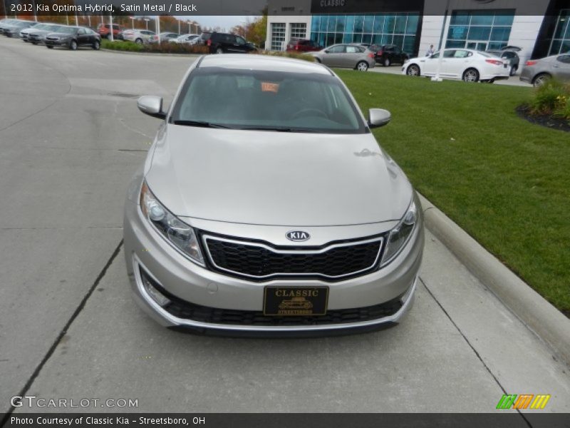 Satin Metal / Black 2012 Kia Optima Hybrid