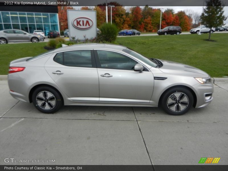 Satin Metal / Black 2012 Kia Optima Hybrid