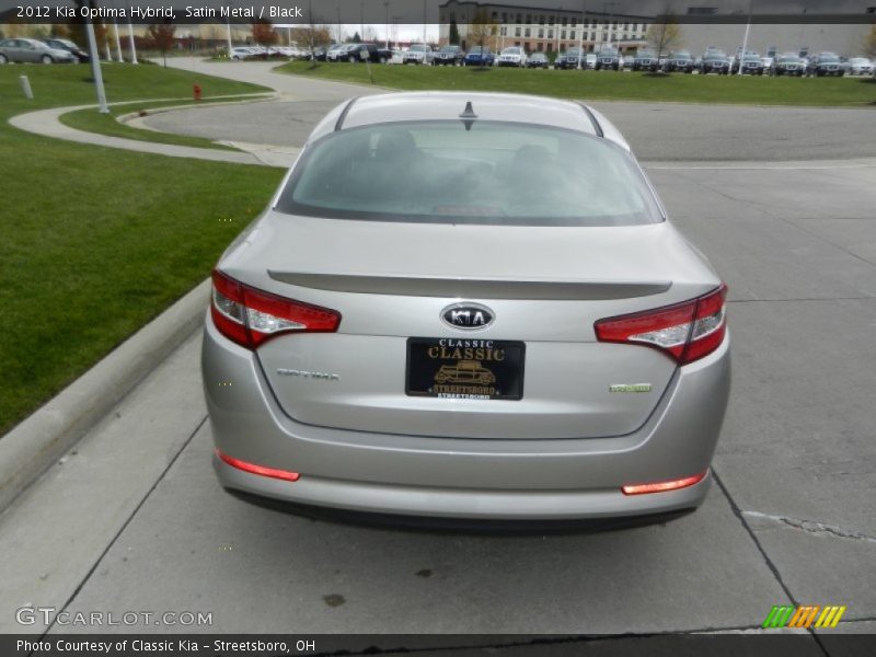Satin Metal / Black 2012 Kia Optima Hybrid