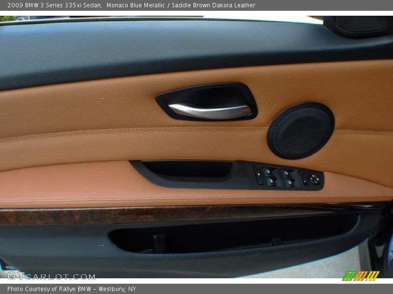 Monaco Blue Metallic / Saddle Brown Dakota Leather 2009 BMW 3 Series 335xi Sedan