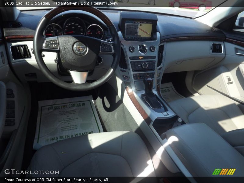 Radiant Silver / Light Titanium/Ebony 2009 Cadillac CTS Sedan