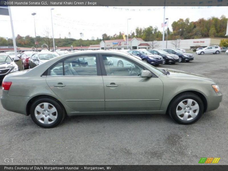 Natural Khaki Green / Beige 2008 Hyundai Sonata GLS