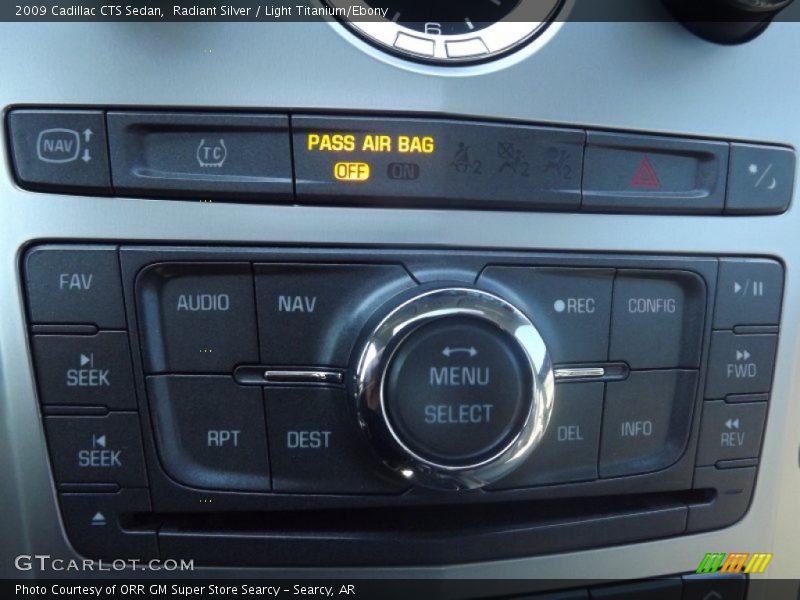 Radiant Silver / Light Titanium/Ebony 2009 Cadillac CTS Sedan