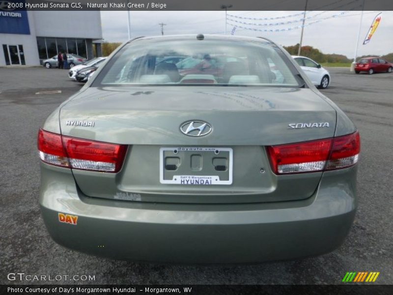 Natural Khaki Green / Beige 2008 Hyundai Sonata GLS