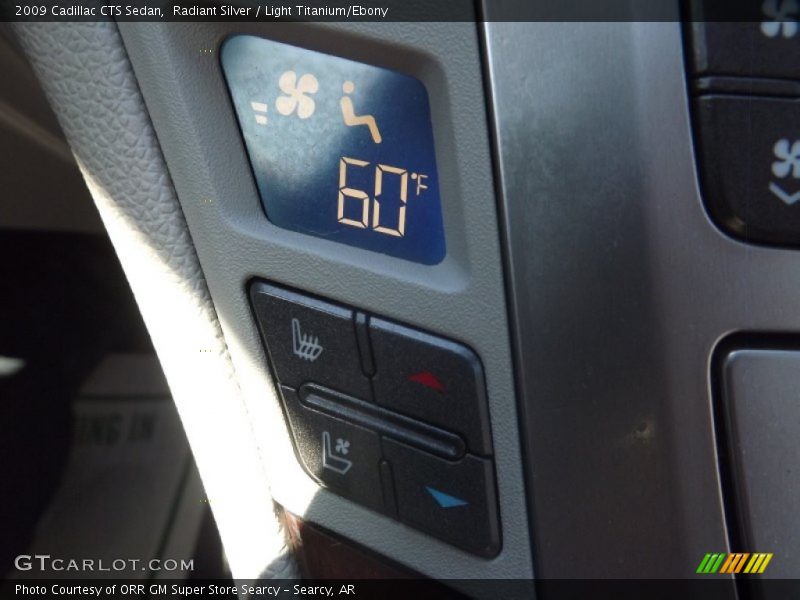 Radiant Silver / Light Titanium/Ebony 2009 Cadillac CTS Sedan