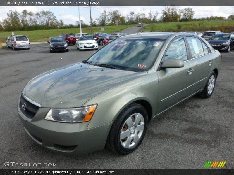 Natural Khaki Green / Beige 2008 Hyundai Sonata GLS