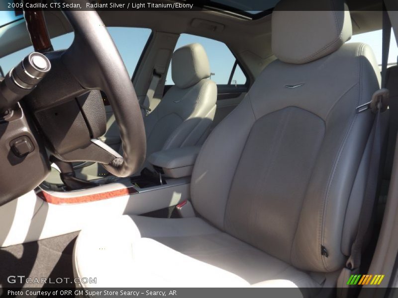 Radiant Silver / Light Titanium/Ebony 2009 Cadillac CTS Sedan