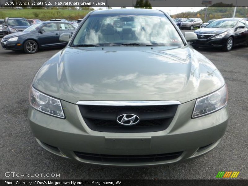 Natural Khaki Green / Beige 2008 Hyundai Sonata GLS