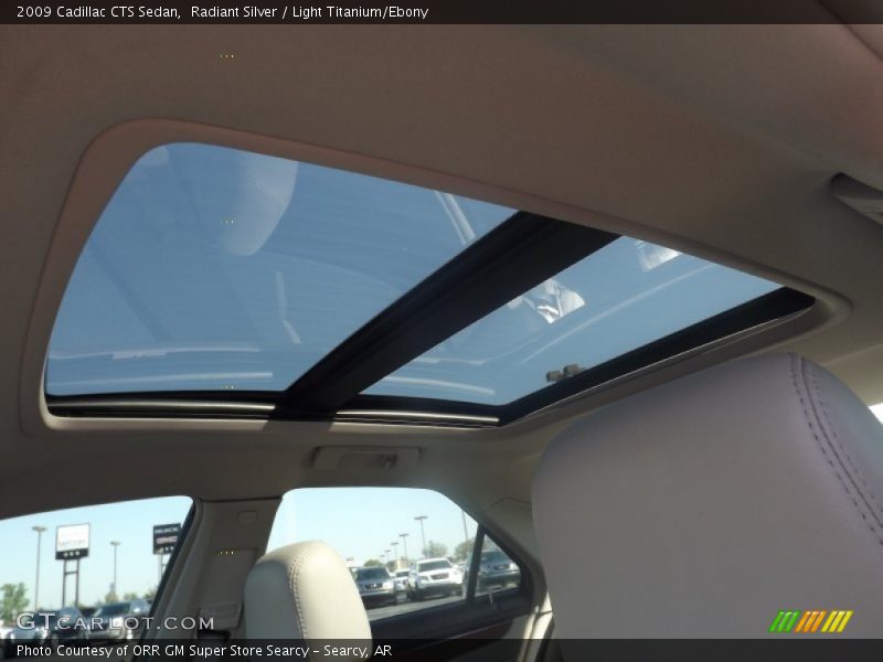 Radiant Silver / Light Titanium/Ebony 2009 Cadillac CTS Sedan