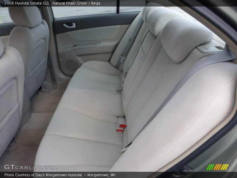Natural Khaki Green / Beige 2008 Hyundai Sonata GLS