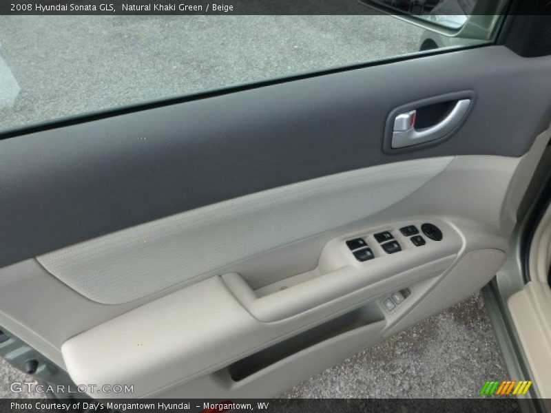 Natural Khaki Green / Beige 2008 Hyundai Sonata GLS
