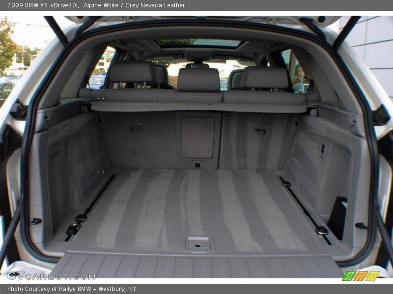 Alpine White / Grey Nevada Leather 2009 BMW X5 xDrive30i