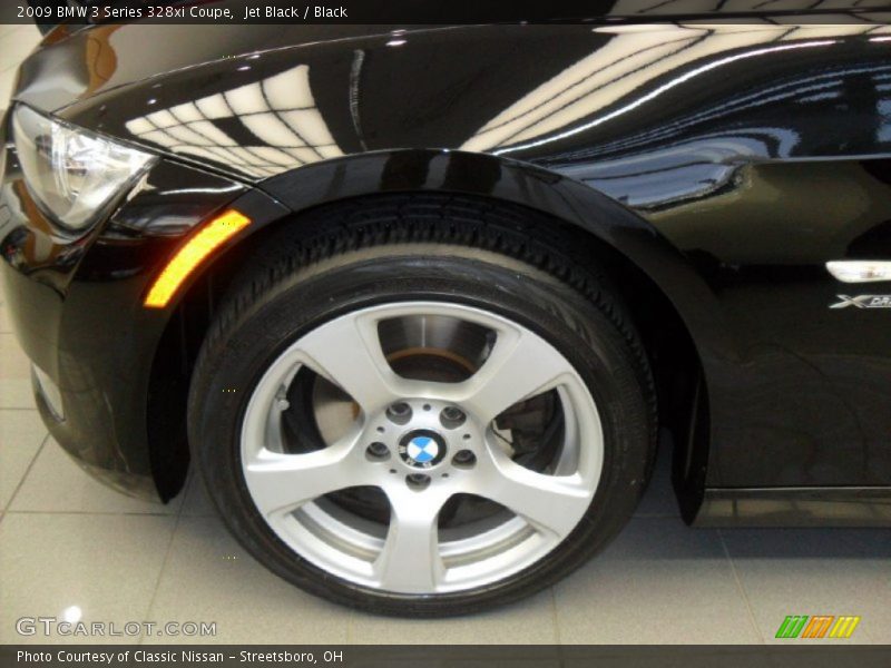 Jet Black / Black 2009 BMW 3 Series 328xi Coupe