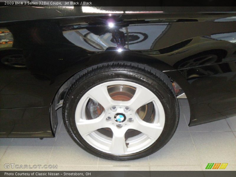 Jet Black / Black 2009 BMW 3 Series 328xi Coupe