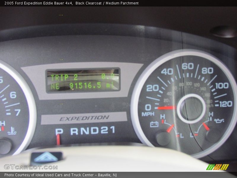 Black Clearcoat / Medium Parchment 2005 Ford Expedition Eddie Bauer 4x4