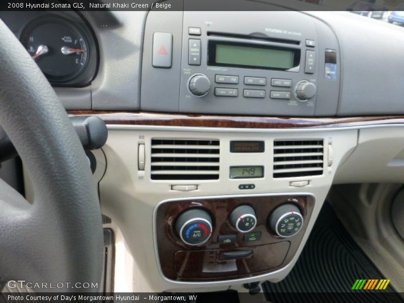 Natural Khaki Green / Beige 2008 Hyundai Sonata GLS