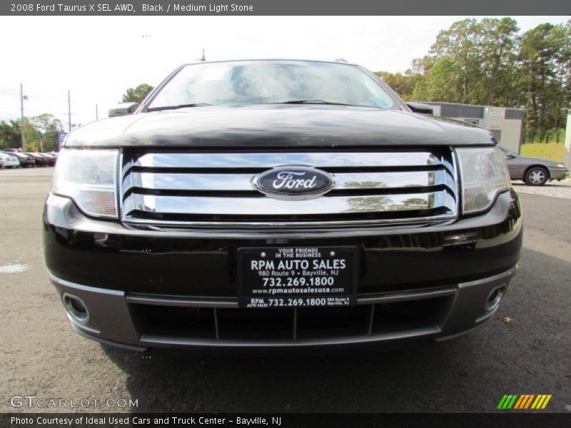 Black / Medium Light Stone 2008 Ford Taurus X SEL AWD