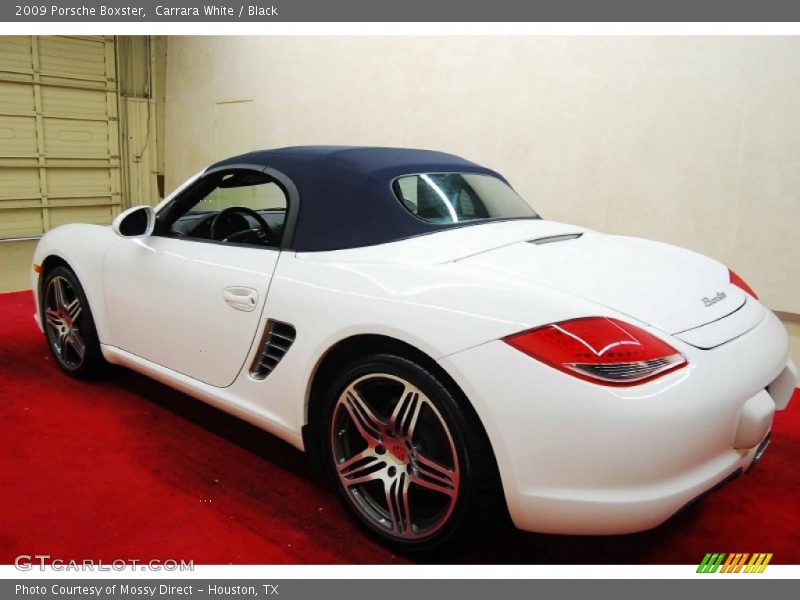 Carrara White / Black 2009 Porsche Boxster