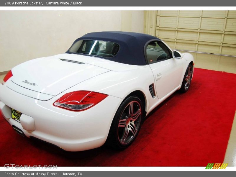 Carrara White / Black 2009 Porsche Boxster