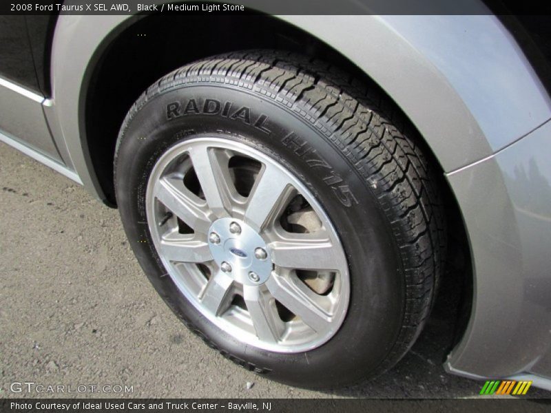 Black / Medium Light Stone 2008 Ford Taurus X SEL AWD
