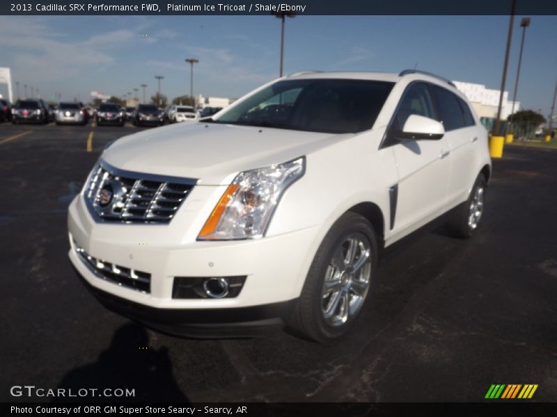 Platinum Ice Tricoat / Shale/Ebony 2013 Cadillac SRX Performance FWD