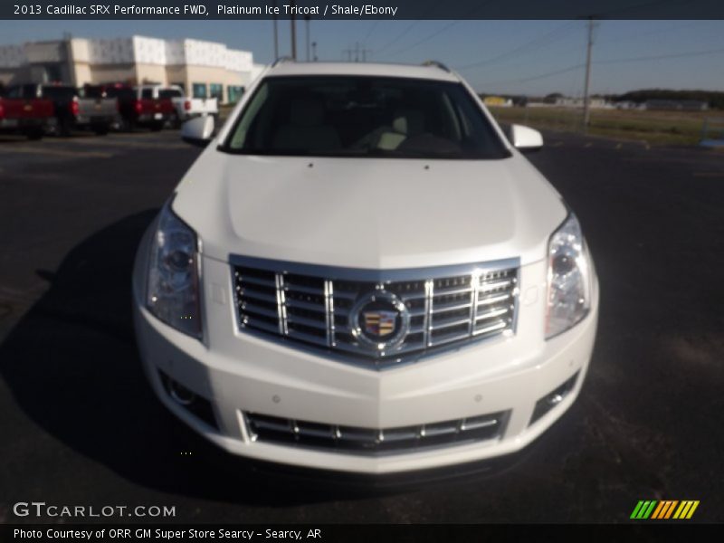 Platinum Ice Tricoat / Shale/Ebony 2013 Cadillac SRX Performance FWD
