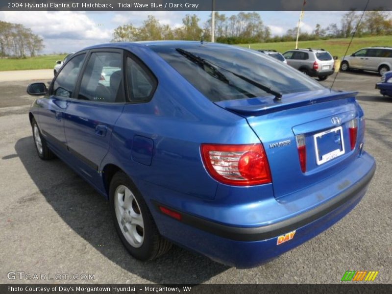 Tidal Wave Blue / Dark Gray 2004 Hyundai Elantra GT Hatchback