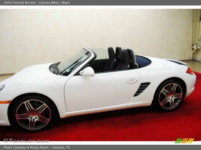 Carrara White / Black 2009 Porsche Boxster