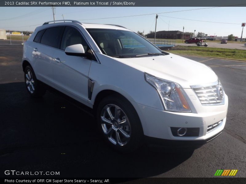 Platinum Ice Tricoat / Shale/Ebony 2013 Cadillac SRX Performance FWD