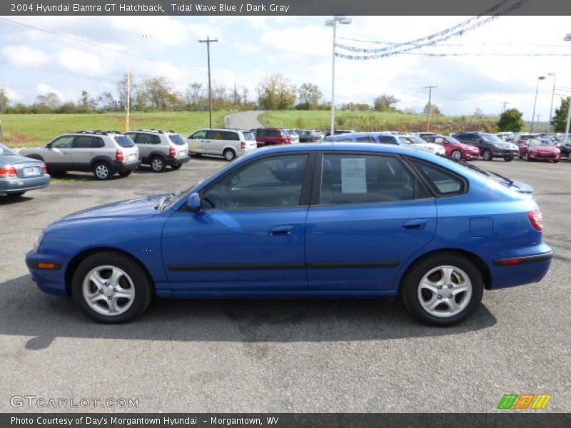 Tidal Wave Blue / Dark Gray 2004 Hyundai Elantra GT Hatchback