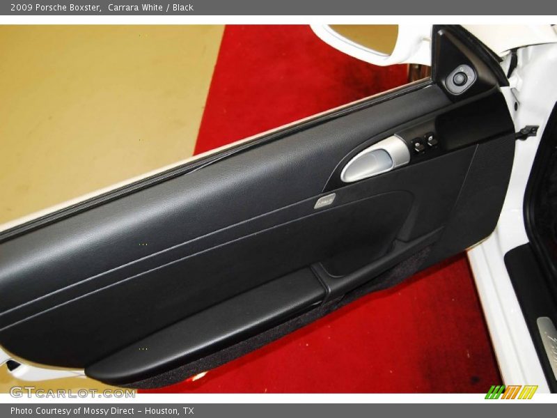 Carrara White / Black 2009 Porsche Boxster