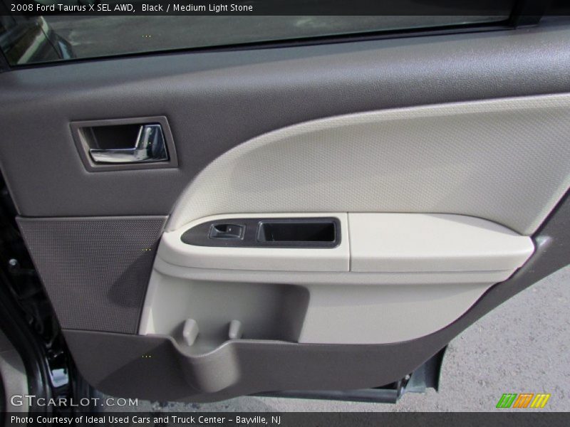 Black / Medium Light Stone 2008 Ford Taurus X SEL AWD