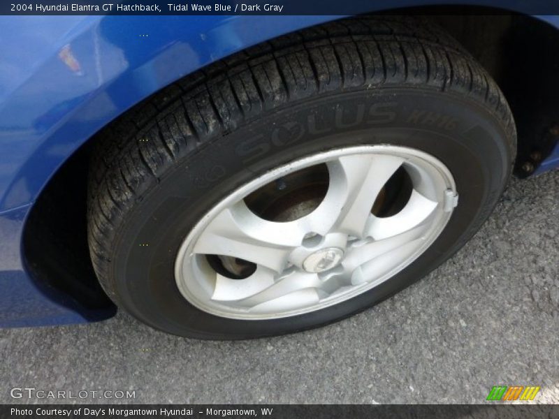 Tidal Wave Blue / Dark Gray 2004 Hyundai Elantra GT Hatchback
