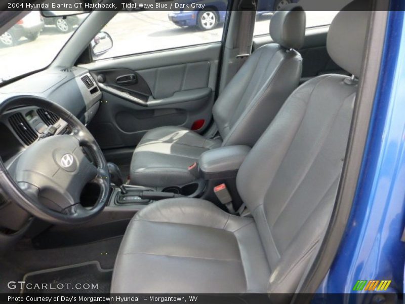 Tidal Wave Blue / Dark Gray 2004 Hyundai Elantra GT Hatchback