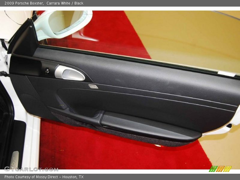 Carrara White / Black 2009 Porsche Boxster