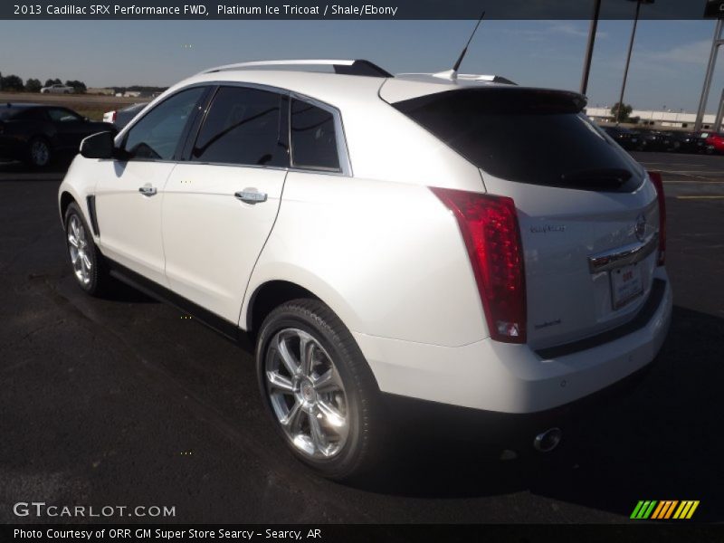 Platinum Ice Tricoat / Shale/Ebony 2013 Cadillac SRX Performance FWD