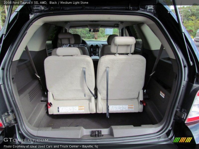 Black / Medium Light Stone 2008 Ford Taurus X SEL AWD