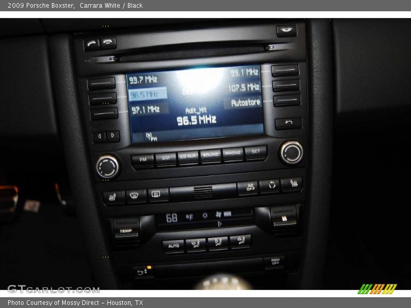 Carrara White / Black 2009 Porsche Boxster