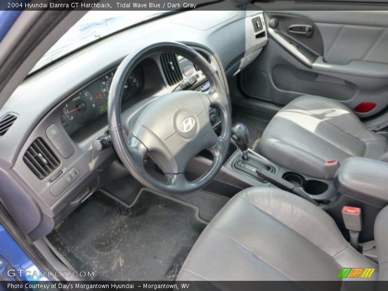 Tidal Wave Blue / Dark Gray 2004 Hyundai Elantra GT Hatchback