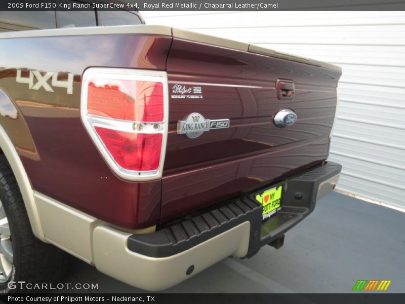 Royal Red Metallic / Chaparral Leather/Camel 2009 Ford F150 King Ranch SuperCrew 4x4